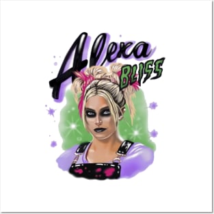 Alexa Bliss Airbrush Posters and Art